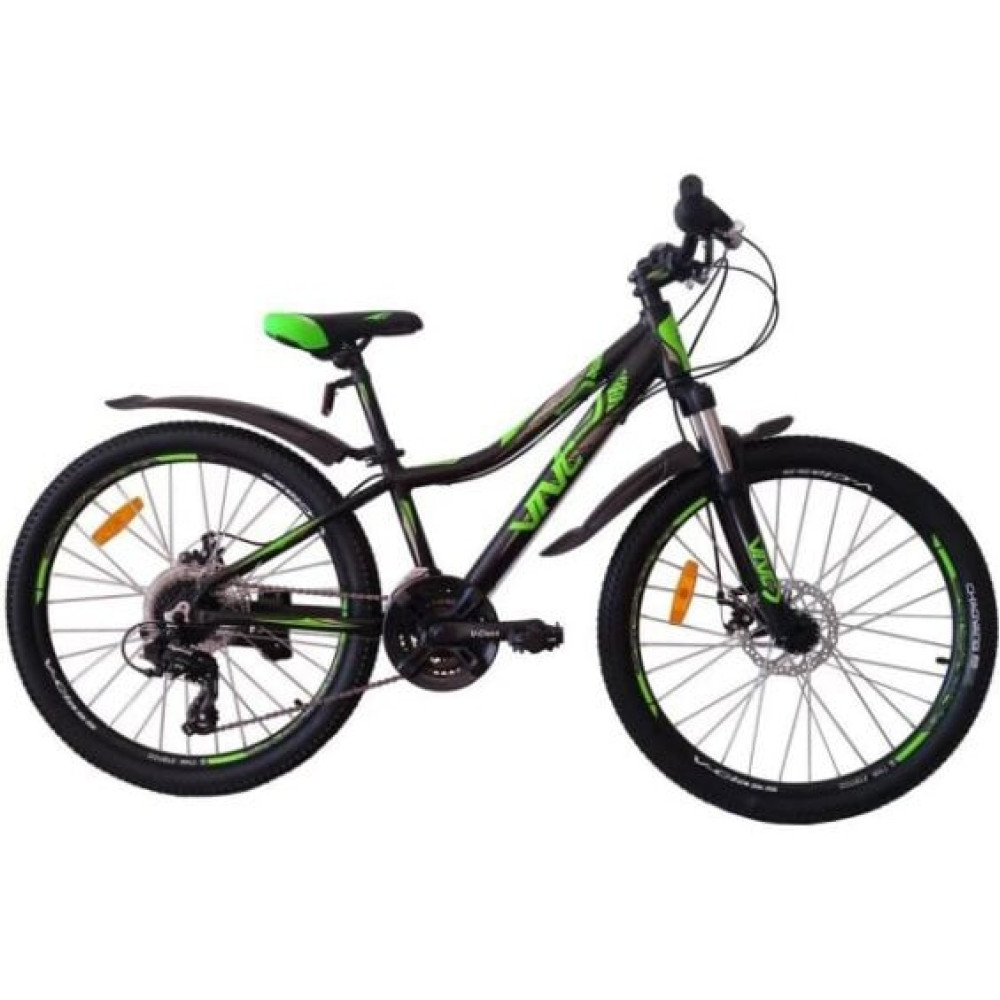 Велосипед VNC 24 Night Bird чорно - зелений