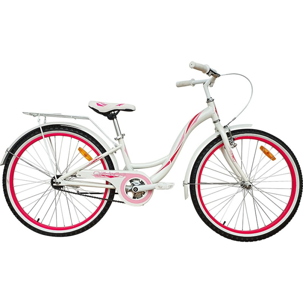 Велосипед VNC 24 "Beverly AC біло-рожевий