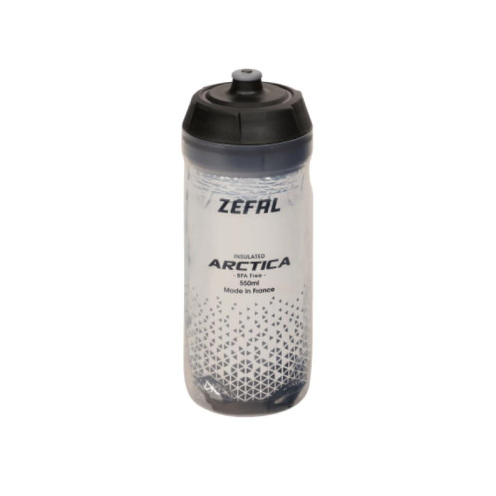 Фляга Zefal "Arctica 55" 550мл термостійкий пластик, сріблясто-чорна