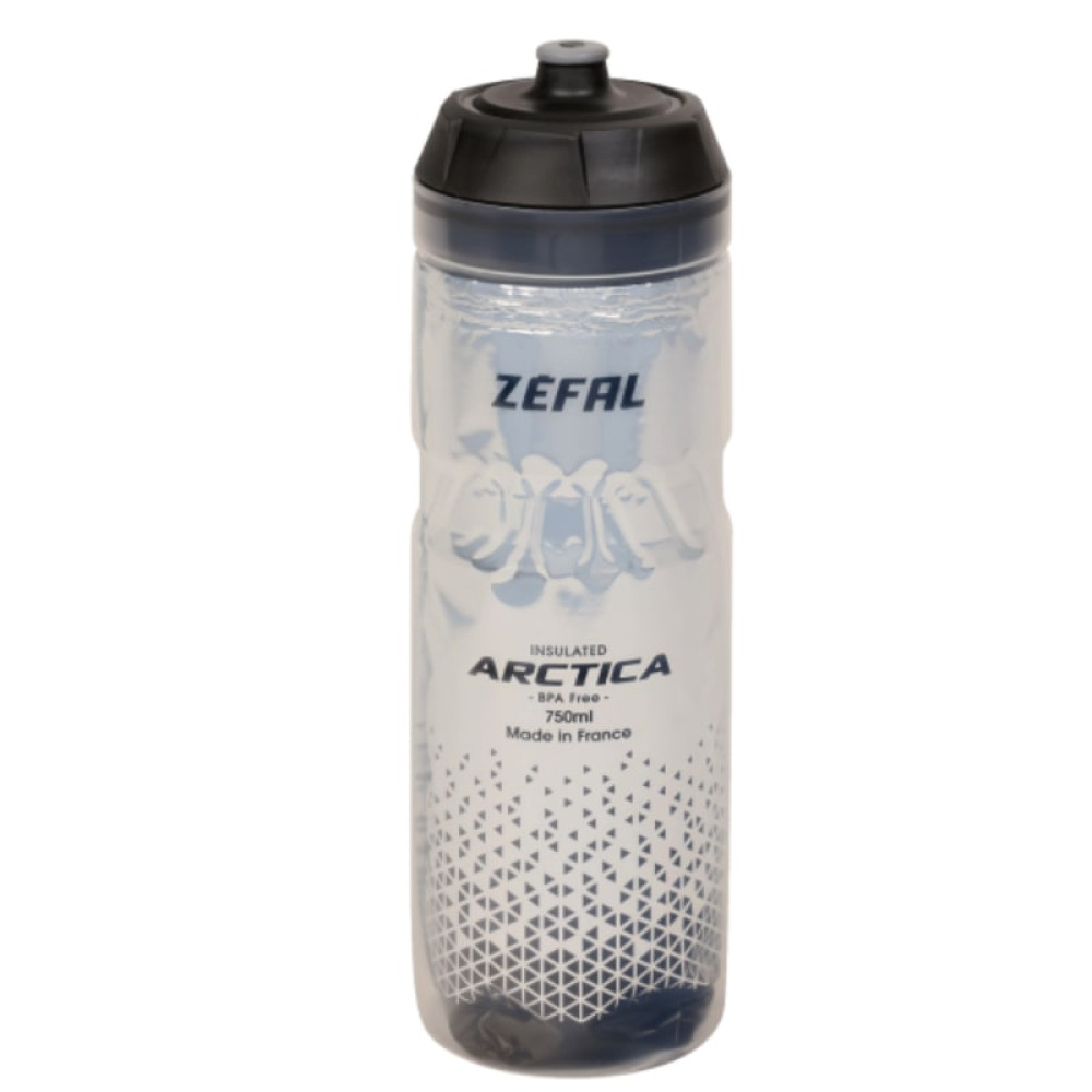 Фляга Zefal "Arctica 75" 750мл термостійкий пластик, сріблясто-чорна
